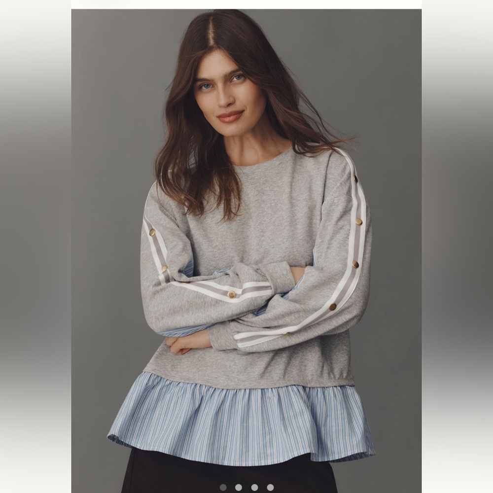 Anthropologie Maeve sweatshirt twofer